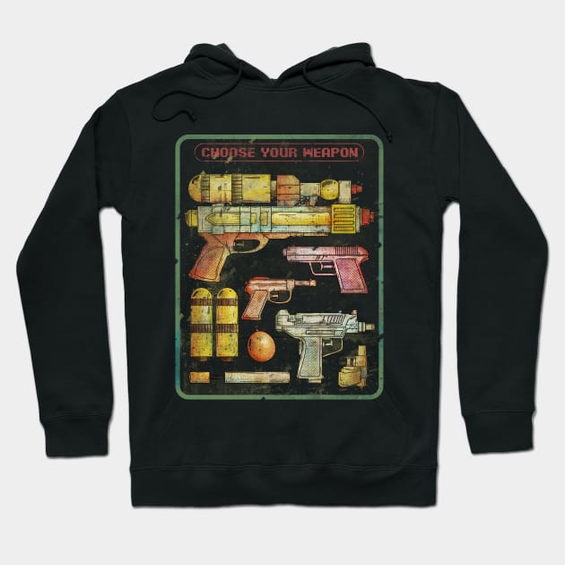 Choose your Weapon Hoodie by mikekoubou